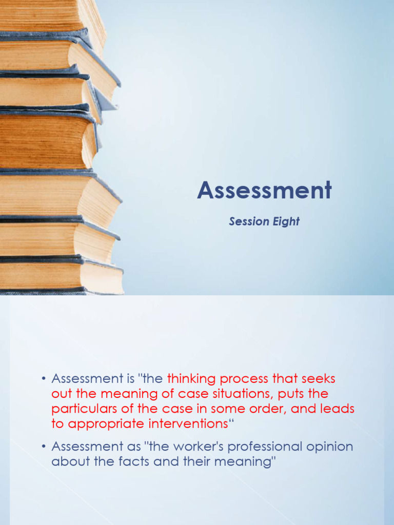Understanding the Assessment Process | PDF | Risk | Developmental ...