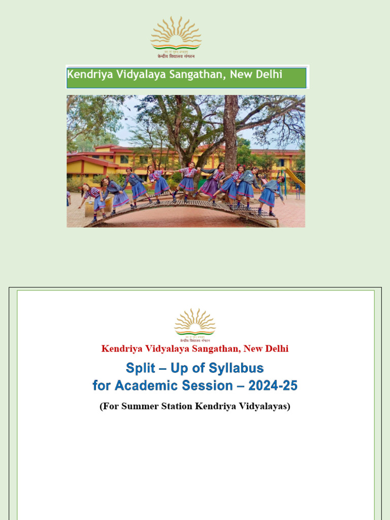 Kendriya Vidyalaya Sangathan, New Delhi PDF Learning