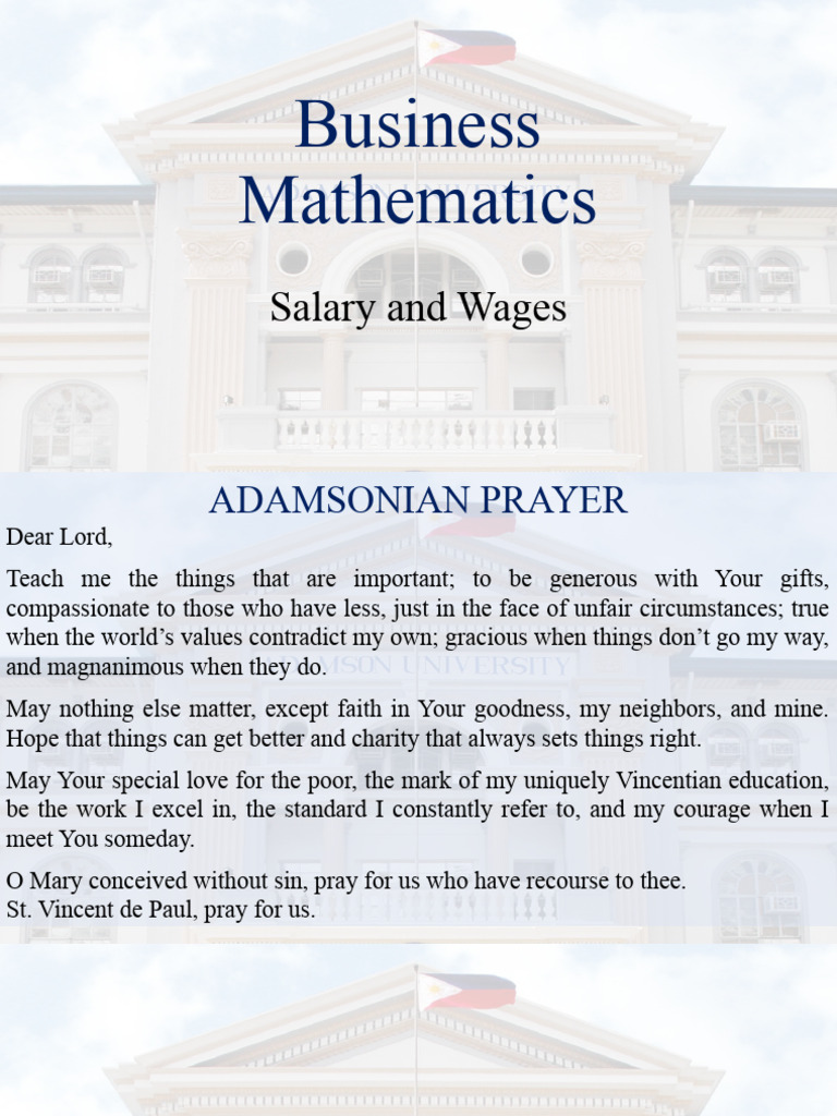 Lesson 8 Salary And Wages Pdf Payroll Tax Salary