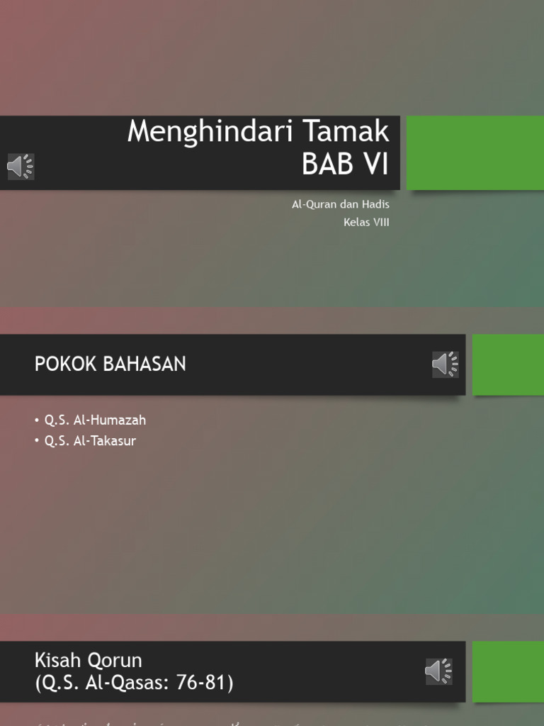 Menghindari Tamak | PDF