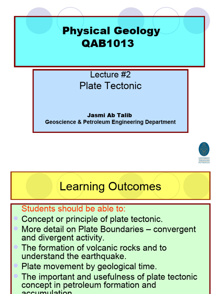 Lecture#2a Plate Tectonic | PDF | Plate Tectonics | Geology