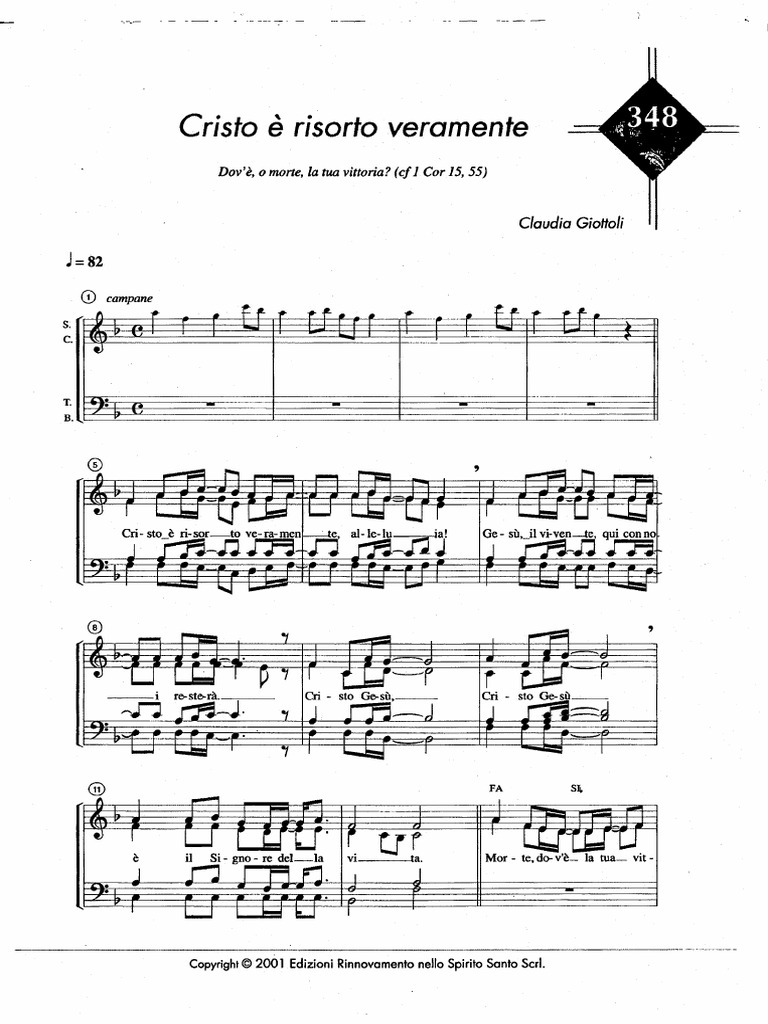 Cristo è Risorto Veramente Pdf