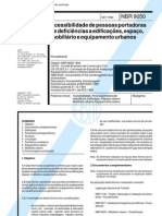 NBR-9050-Acessibilidade de Pessoas Portadoras de Deficiência