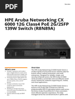 Aruba ClearPass N1000/N3000 Overview | PDF | Computer Network | Virtual ...