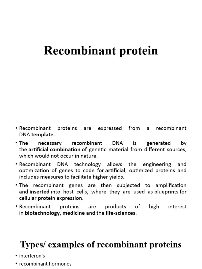 Yeast Methods for Recombinant Protein Production | PDF | Recombinant ...
