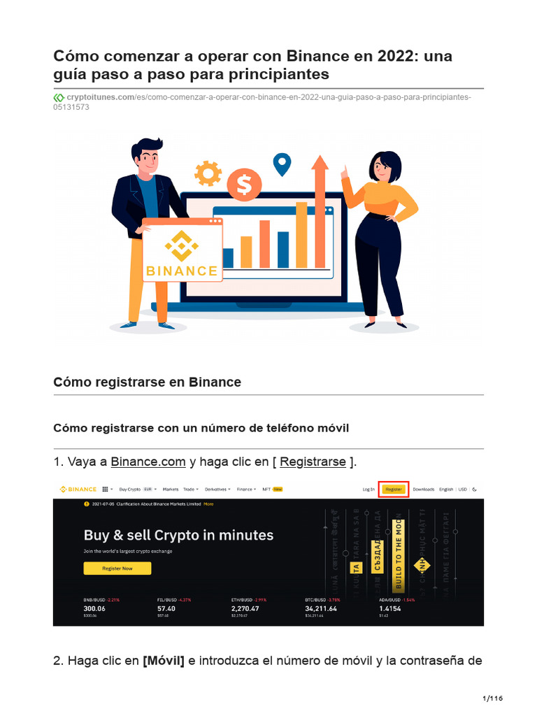 Cómo Comenzar A Operar Con Binance en 2022 Una Guía Paso A Paso para ...