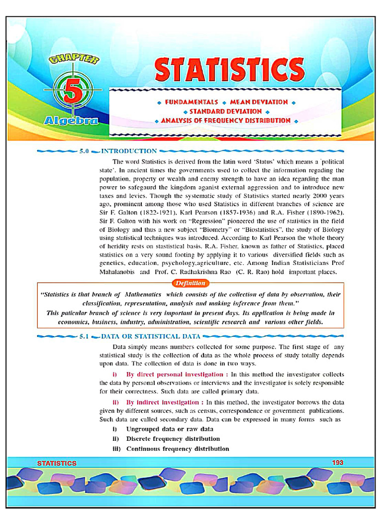 Statistics | PDF