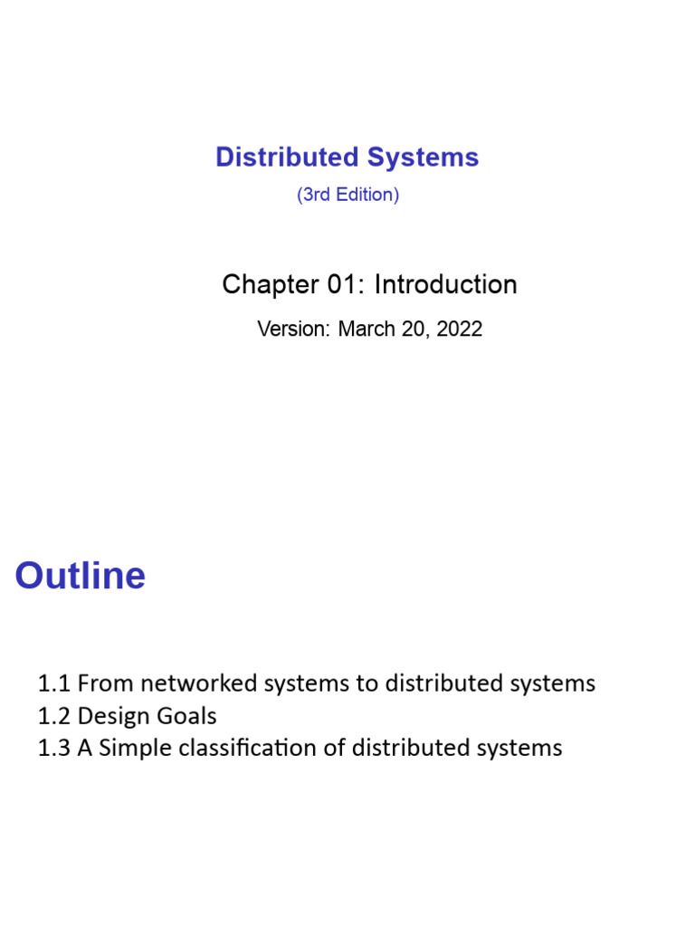 Principles of Distributed Systems | PDF | Scalability | Parallel Computing