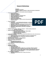 Research Methodology Guide: 40 Steps to Defining Problems & Reporting Results