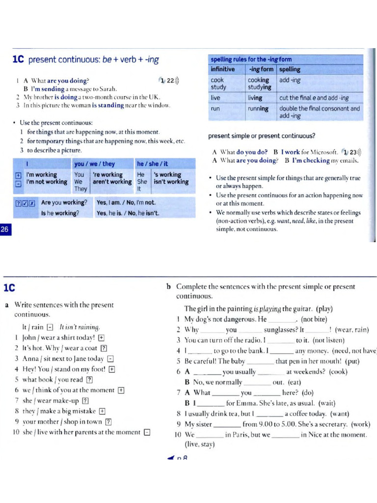 Present Cont | PDF