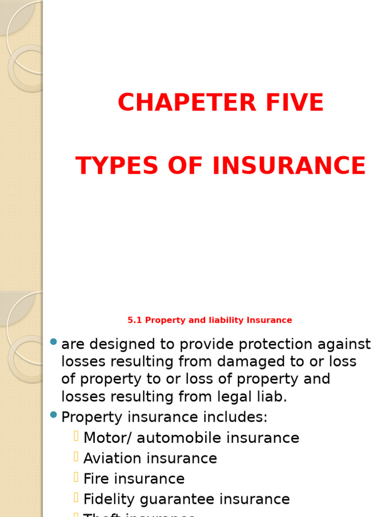 Risk Ch 5 Pdf Insurance Life Insurance