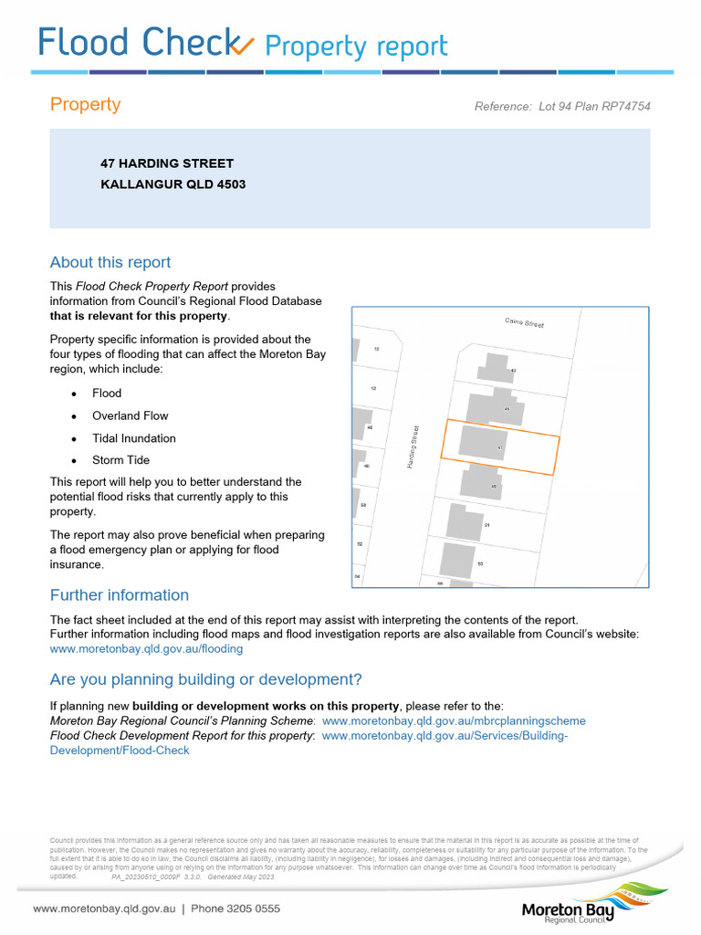 Property: About This Report | PDF | Flood | Storm Surge