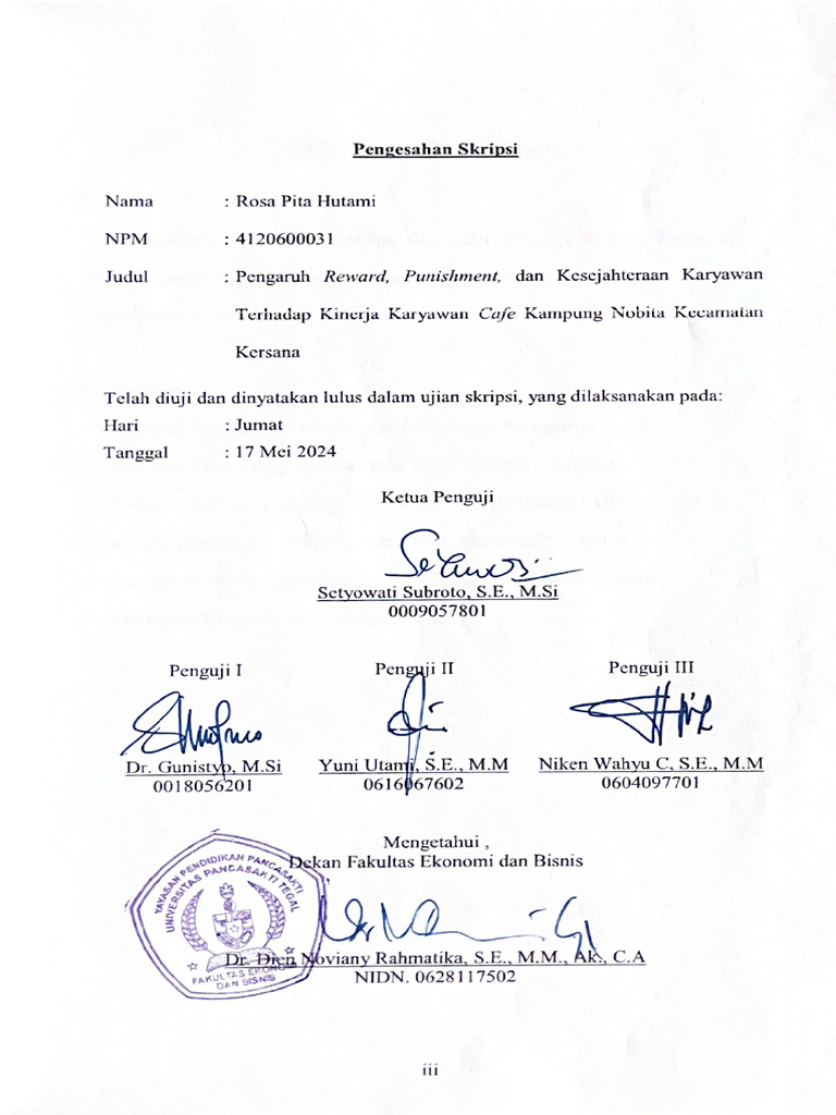 Pengesahan | PDF