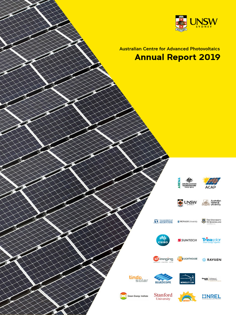 ACAP Annual Report 2019a | PDF | Solar Cell | Photovoltaics