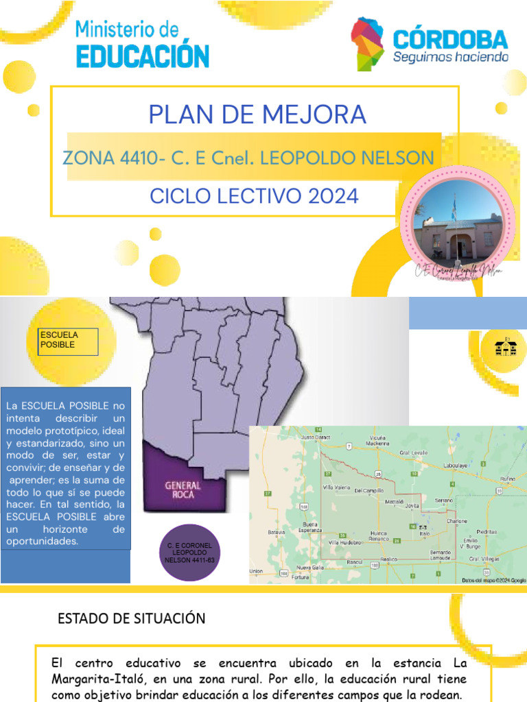 Plan de Mejora Educativa 2024 | PDF | Escuelas | Aprendizaje