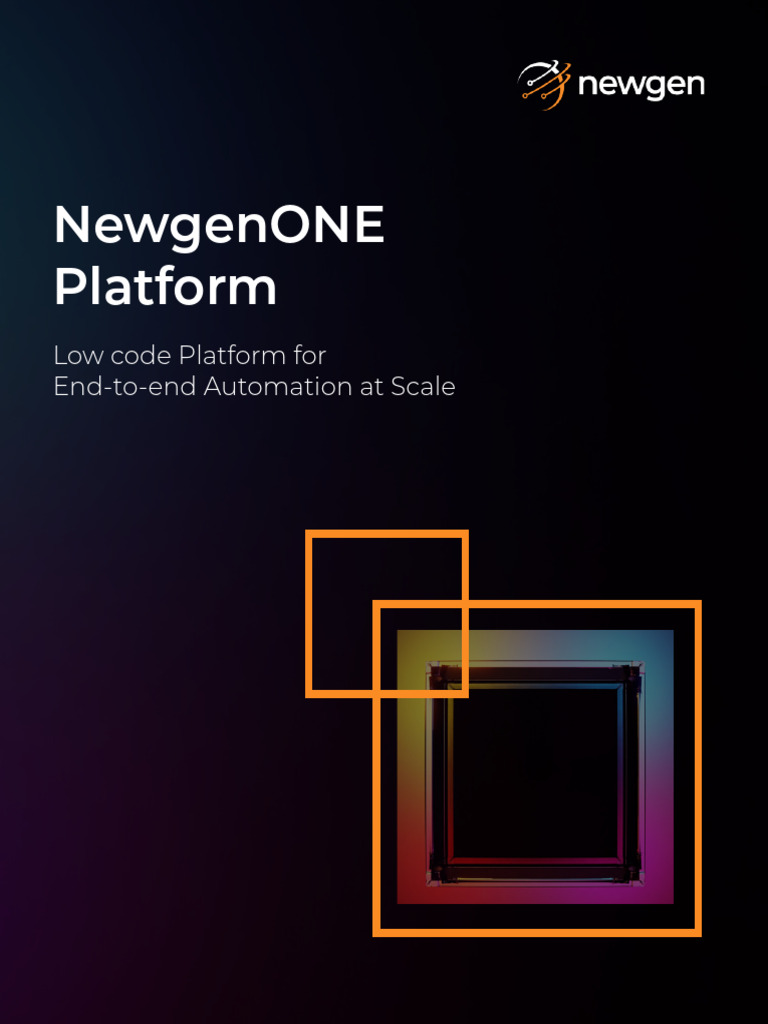 Brochure - NewgenONE Platform - v7.0 - Spread | PDF | Automation | Business