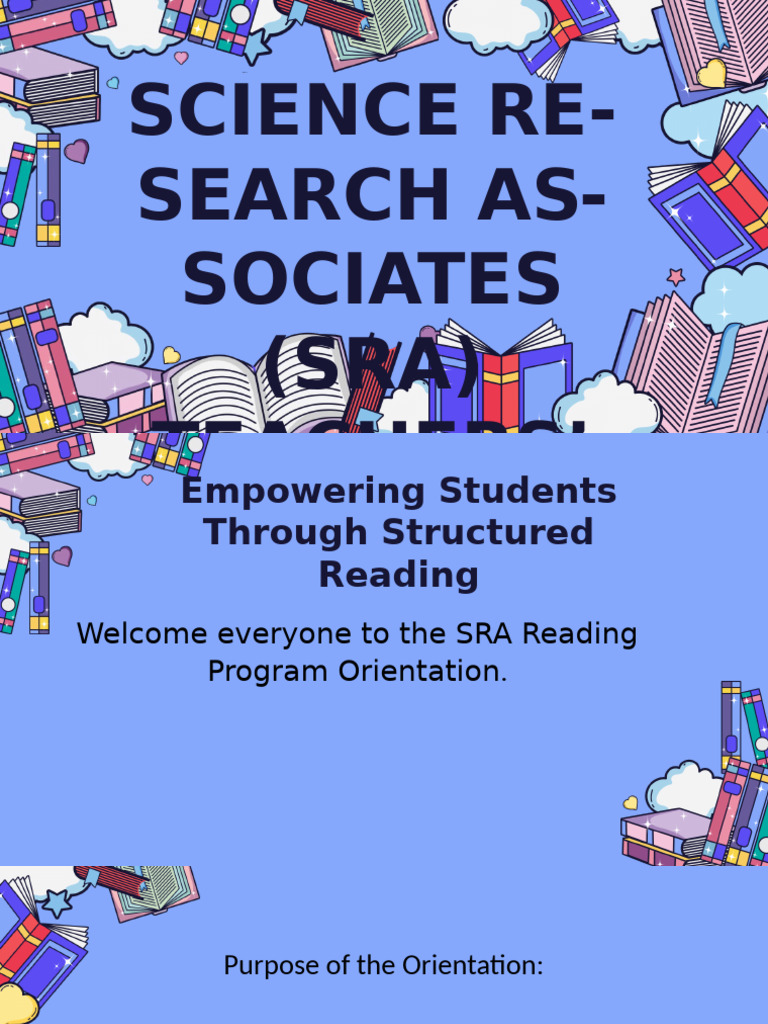 Sra Orientation For Students Pdf Icon Computing
