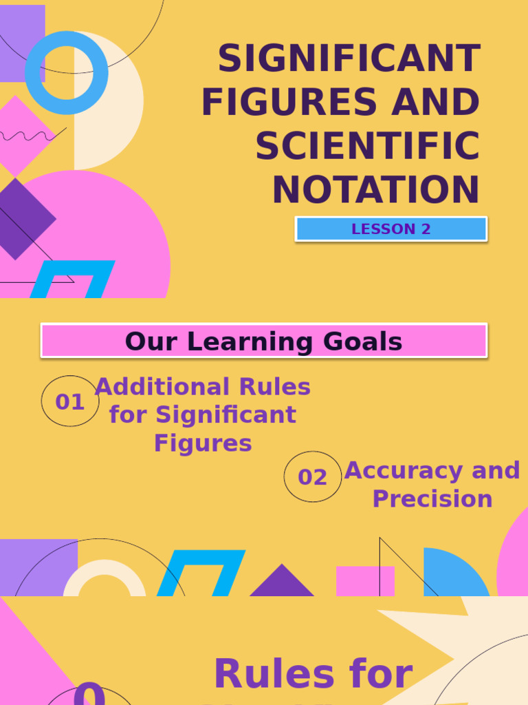 Scientific Notation and Significant Figures | PDF | Accuracy And ...