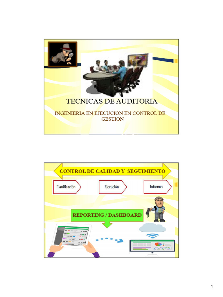 Clase 2 Tecnicas De Auditoria Pdf Auditoría Contabilidad