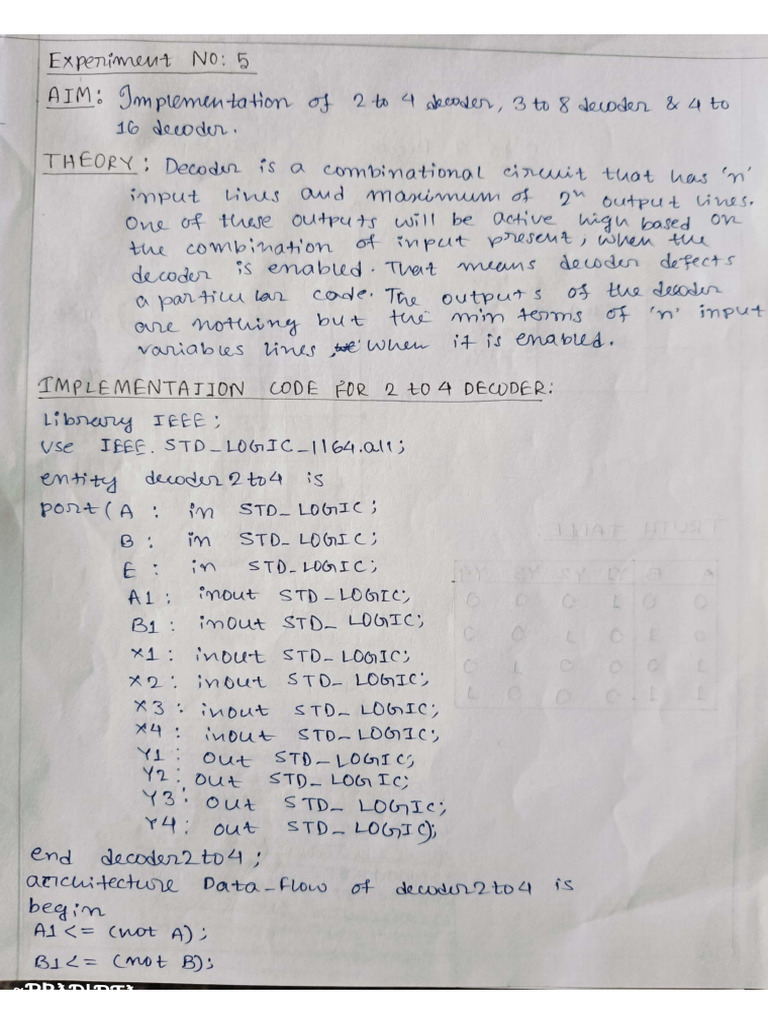 Computer Organization Experiment 9 | PDF