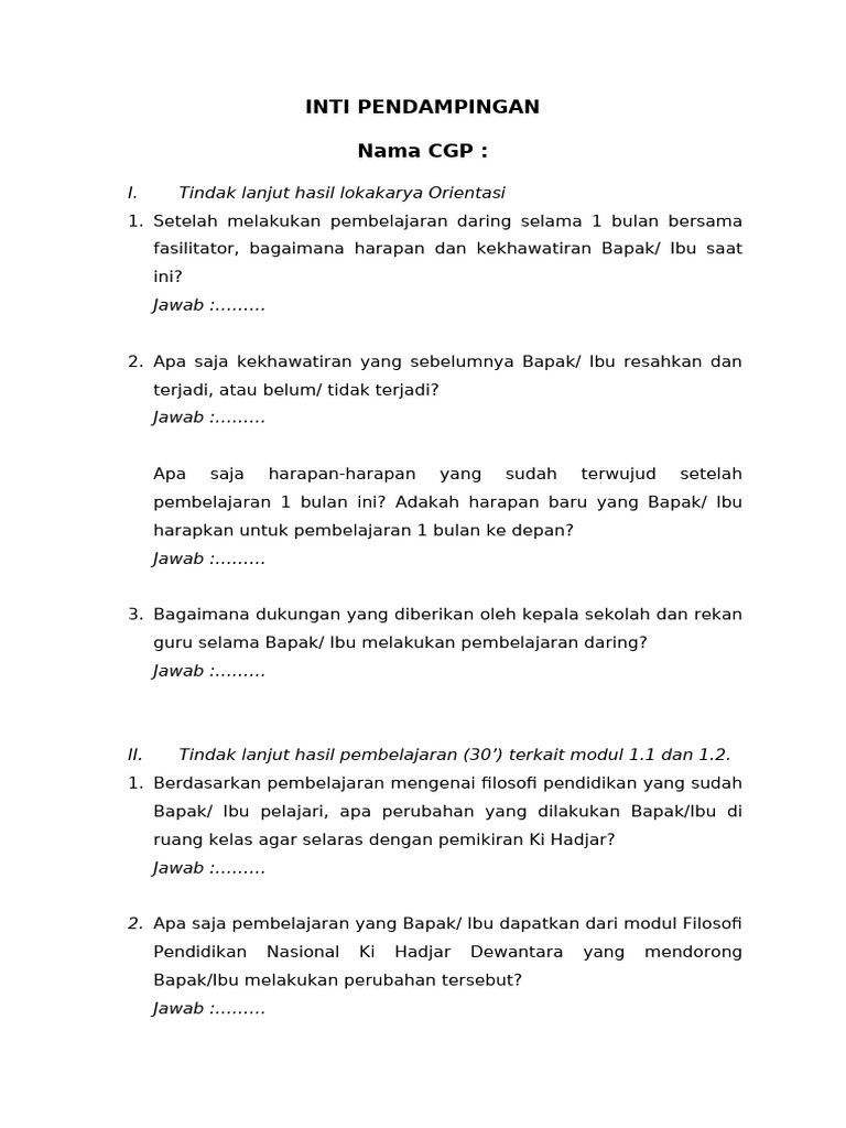 Tindak Lanjut Pembelajaran Daring Guru | PDF | Karier & Perkembangan | Seni