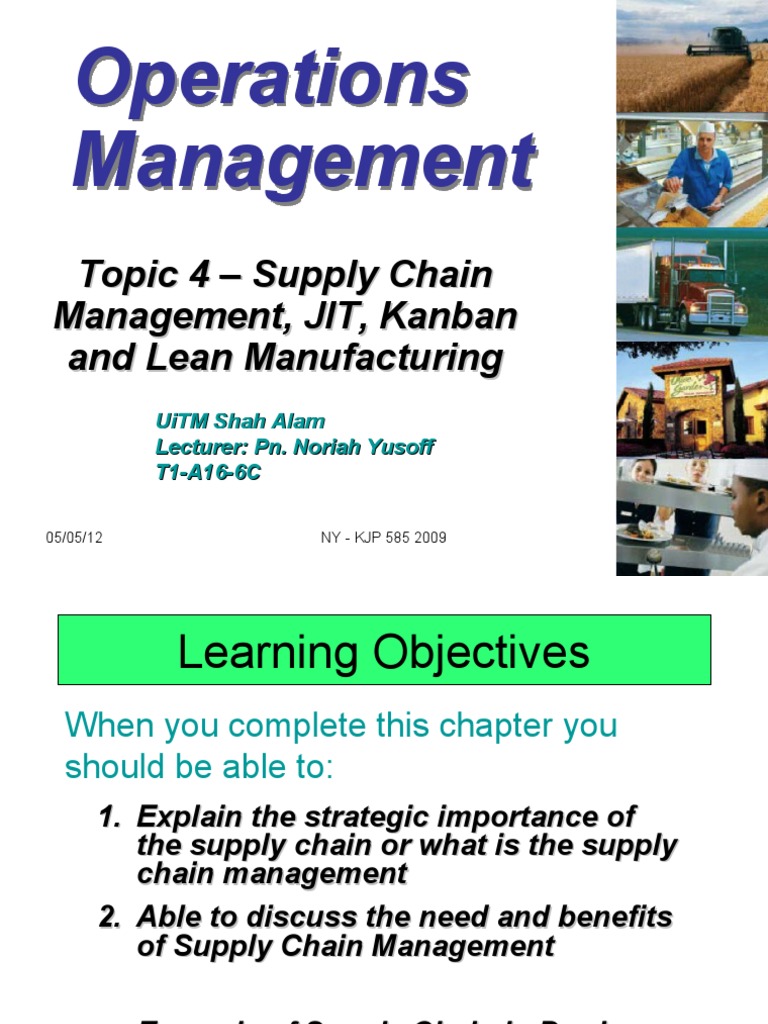 JIT and Kanban in Supply Chain Management | PDF | Supply Chain ...