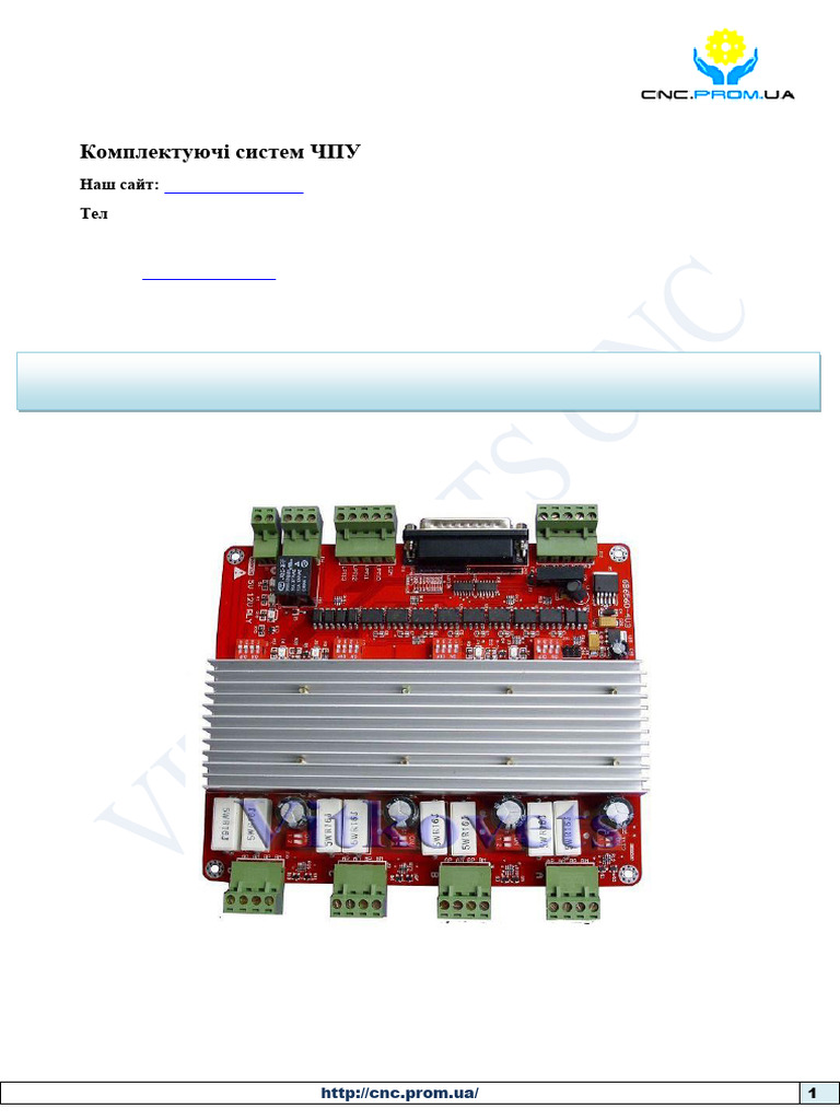 4 Axis Driver tb6560hqt 4v3 | PDF | Electric Motor | Numerical Control