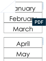 January March February