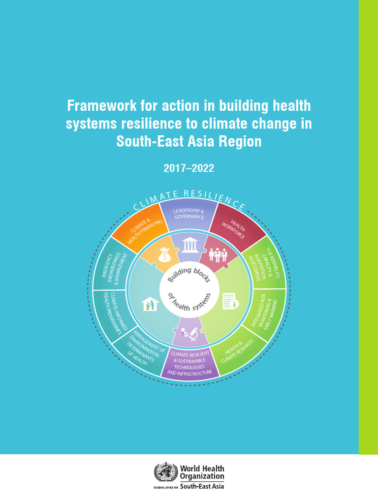 Framework For Action In Building Health Systems Resilience To Climate