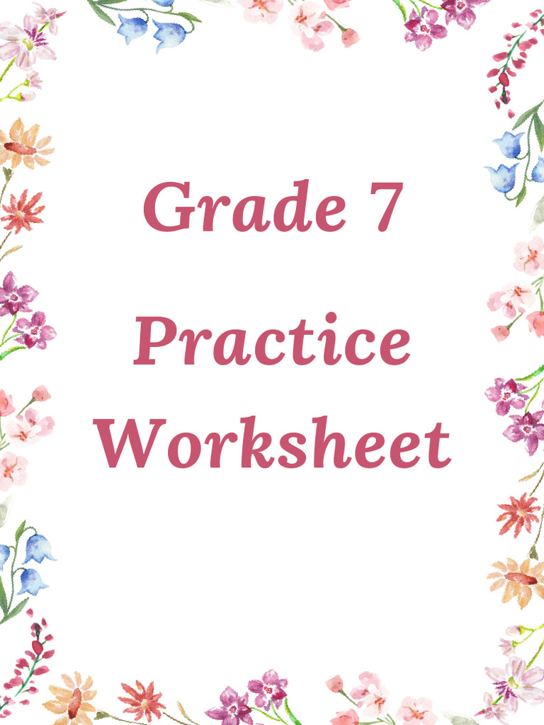 Grade 7 Computer Systems Worksheet | PDF | Computer Data Storage ...