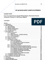 Particle Sizing by Quasi-Elastic Light Scatterzing