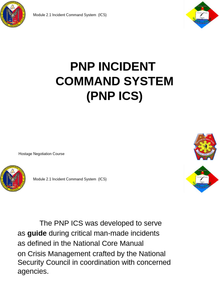 Hostage Situation Command Protocols | PDF | Incident Command System ...