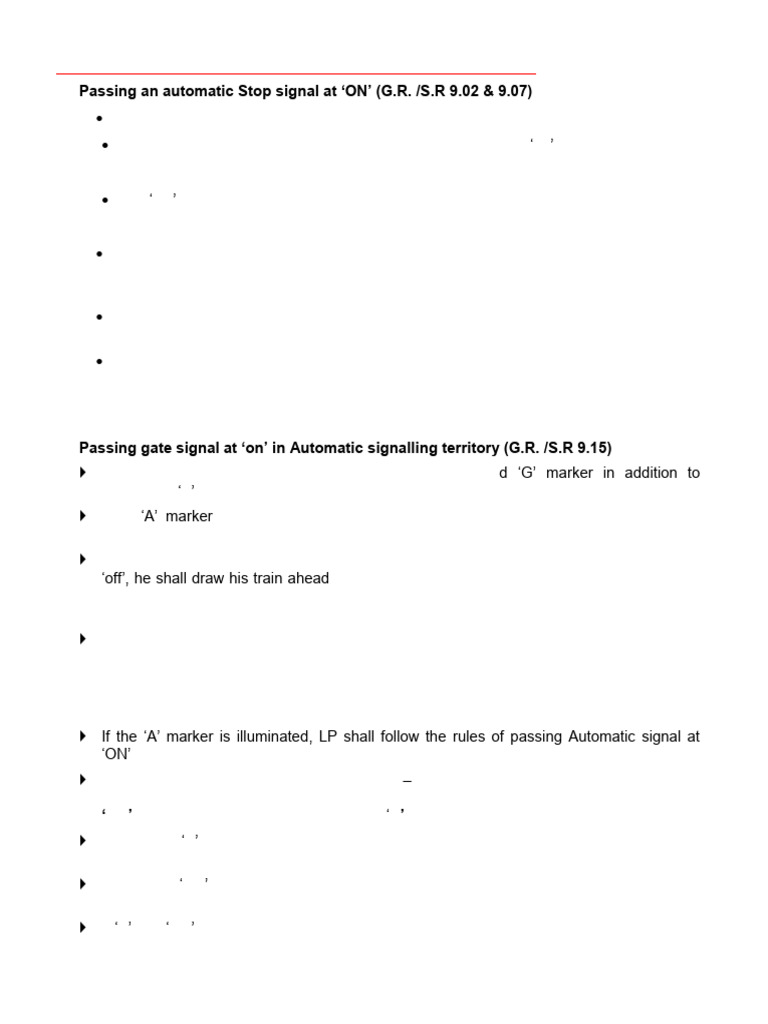 AUTOMATIC Section Authorities-1 | PDF | Land Transport | Rail Transport