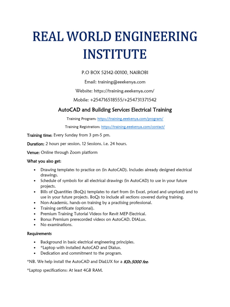 AutoCAD Electrical Training Online | PDF | Security Alarm