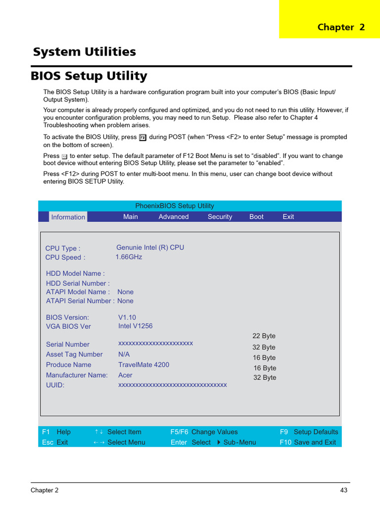 BIOS Setup Utility Navigation Guide | PDF | Bios | Booting