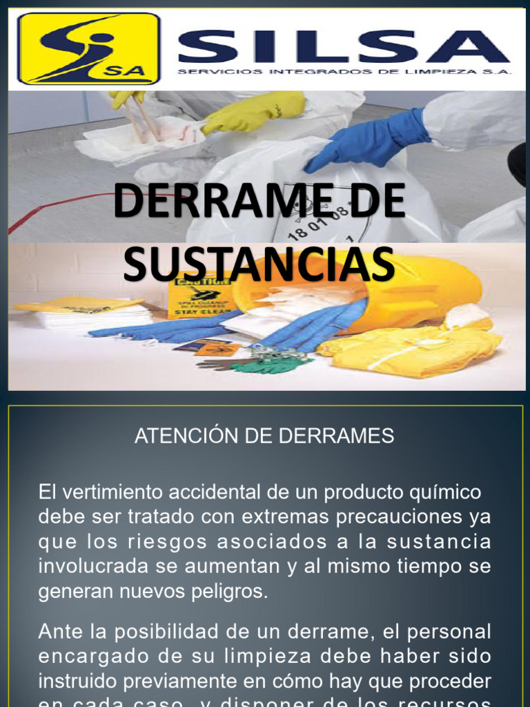 Derrame de Sustancias Quimicas | PDF | Química