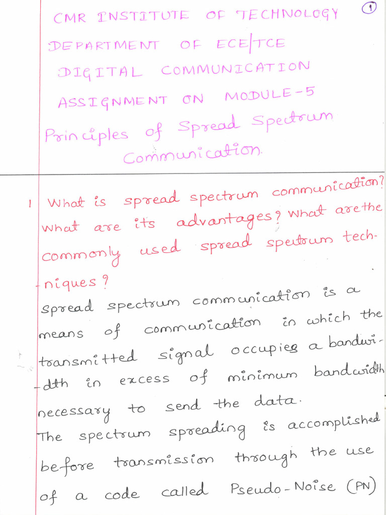DC Module 3 Spread Spectrum | PDF