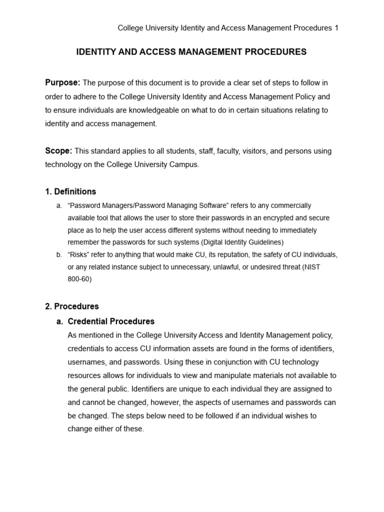 Group Project 2 Procedures Document - G1 | PDF | Password | User ...