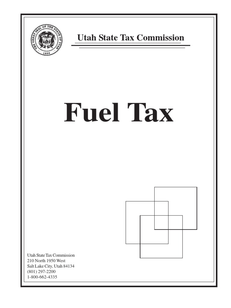 Fuel Tax Utah State Tax Commission PDF Fuel Tax Taxes