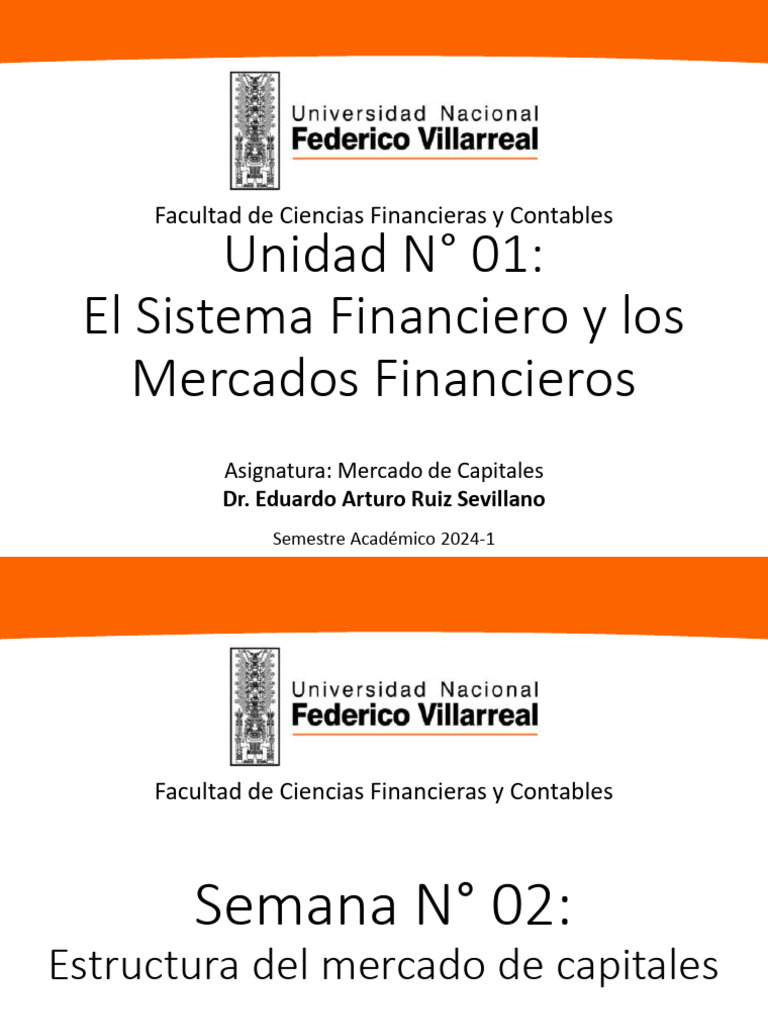 Sesion 2 Mercado de Capitales | PDF | Bolsa de Valores | Mercado (economía)