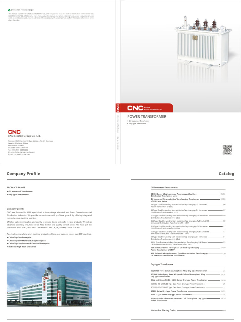 SBH15 Series Transformer Specifications | PDF | Transformer ...