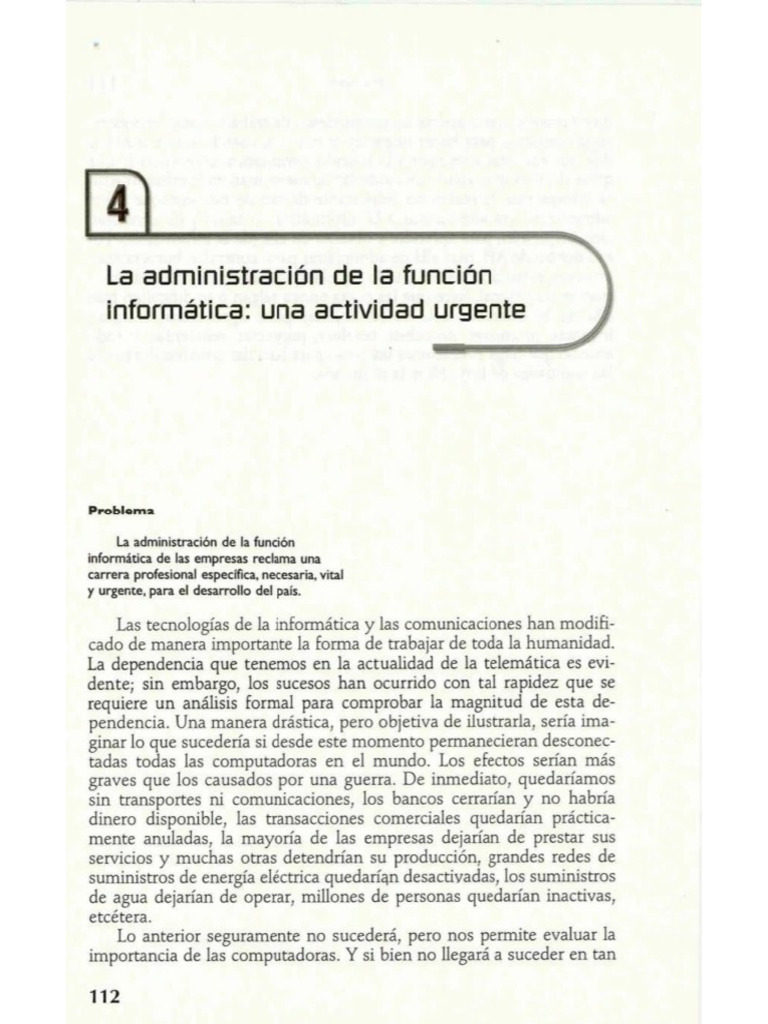 Tema 10 1 Administracion De La Funcion Informatica 1 Admon De C