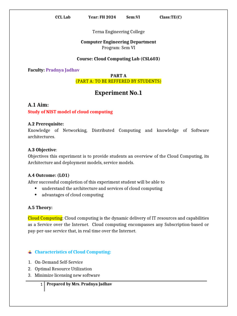 Cloud Computing Lab Overview and Benefits | PDF | Cloud Computing ...