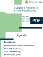 Exploiting Deadline Flexibility in Grid Workflow Rescheduling