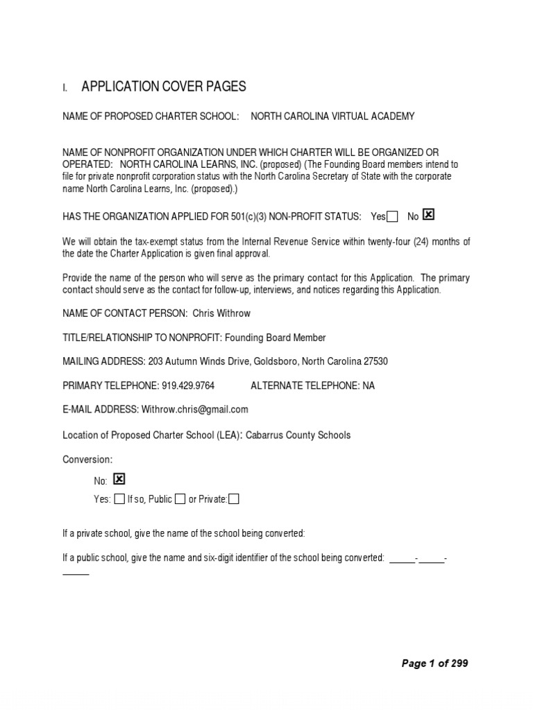 North Carolina Virtual Academy Charter Application FINAL 11 1 11 | PDF |  Educational Assessment | Teachers