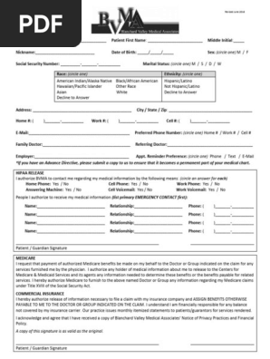Patient Intake Form