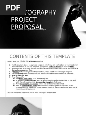 Photography Project Proposal by Slidesgo