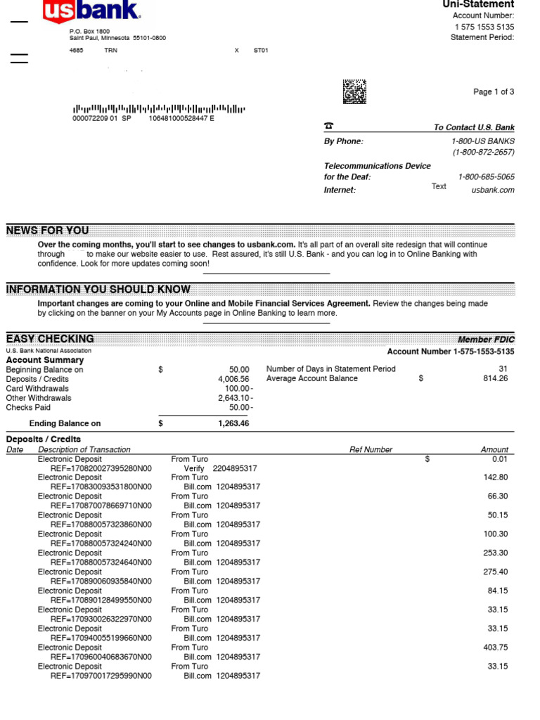 Miller sharon bank statement pdf pdf credit card interest