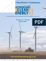 Program and Agenda Harvesting Clean Energy Conference 2011