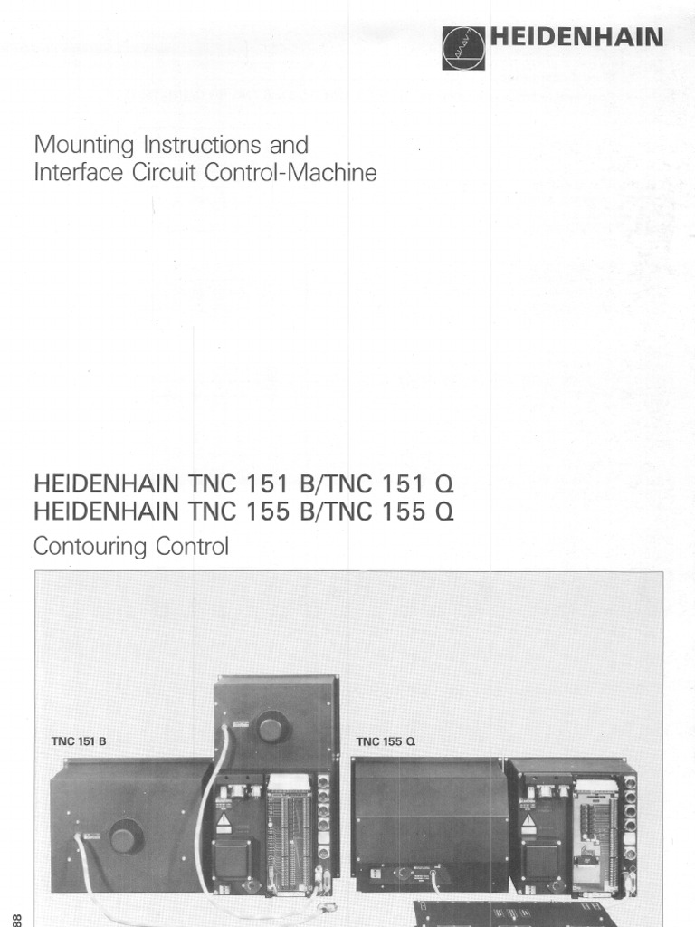 TNC 155 M - Instal | PDF | Switch | Parameter (Computer Programming)